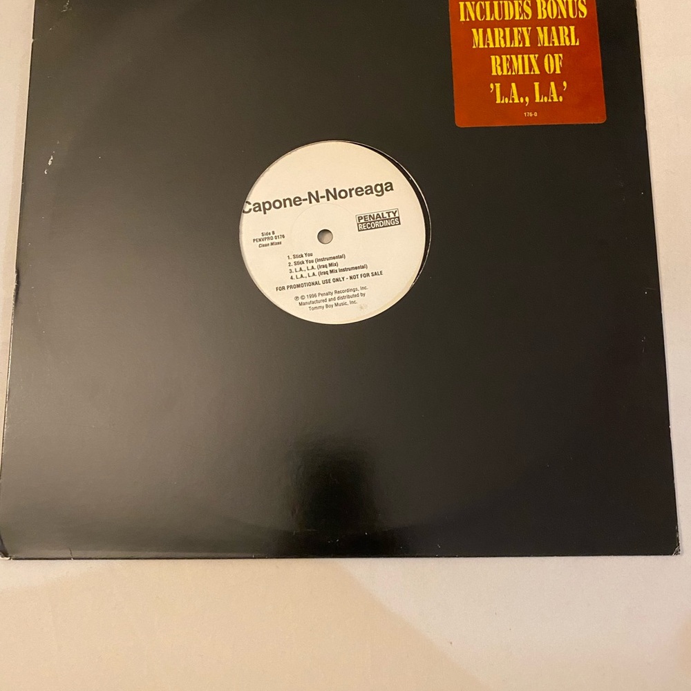 Capone-N-Noreaga Vinyl Record L.A LA. Notorious BIG Jay z Mobb deep wu tang clan